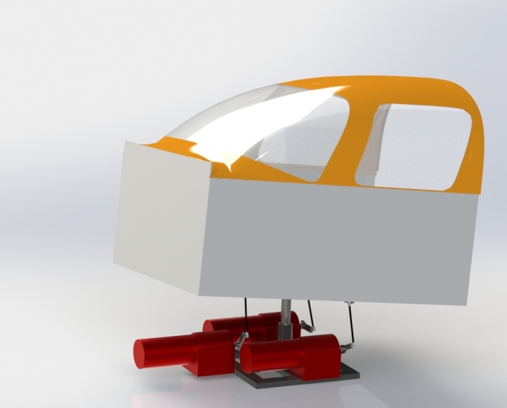 Modelo conceitual de produto desenvolvido em etapa de prototipagem e estudo de forma.
